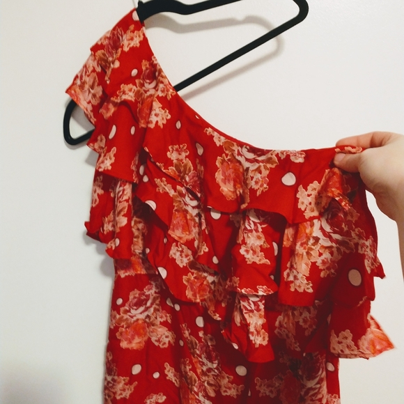 NWT La Maison Talulah Florence midi ruffle dress xl - Picture 3 of 5